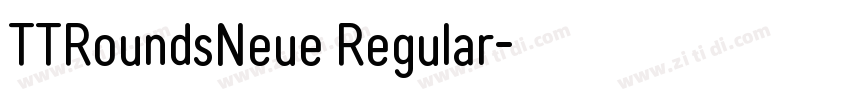 TTRoundsNeue Regular字体转换 TTRoundsNeue Regular字体转换